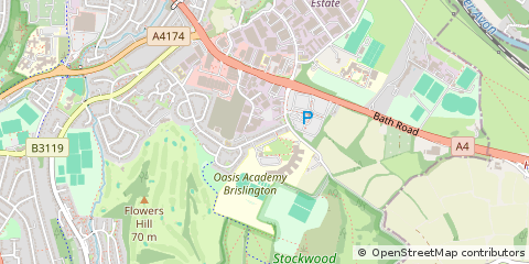 Map of Bristol, Avon