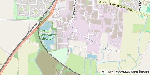 Map of Scarborough, North Yorkshire