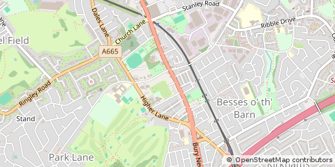 Map of Manchester