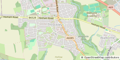 Map of Newcastle