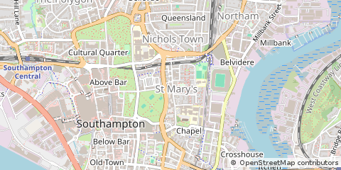 Map of Southampton