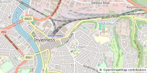 Map of Inverness