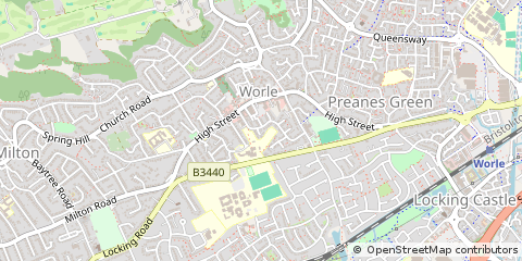 Map of Weston-Super-Mare