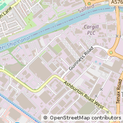 Map of Trafford Park, Manchester