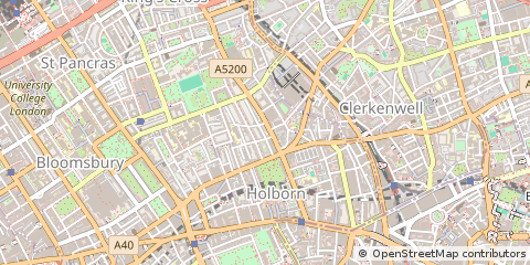 Map of London, West Sussex