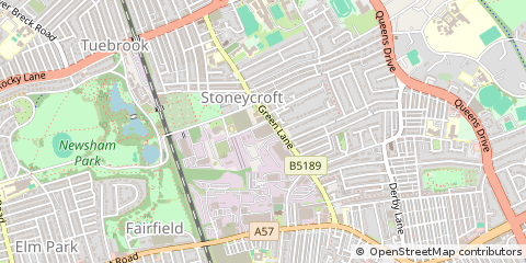 Map of Liverpool, Merseyside