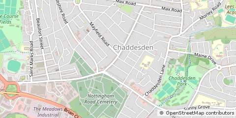 Map of Derby