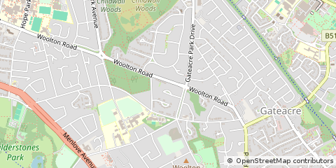Map of Liverpool, Merseyside