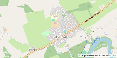 Map of Banchory, Aberdeenshire