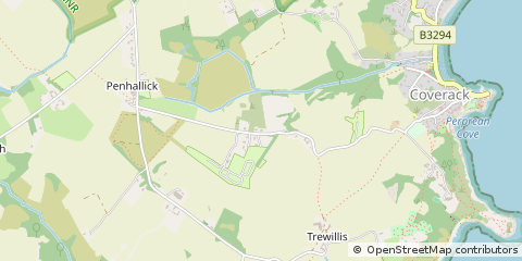Map of Helston, Cornwall