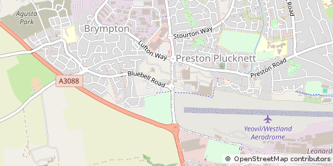 Map of Yeovil, Somerset