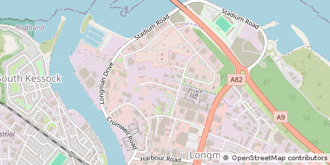Map of Inverness, Highlands
