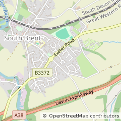 Map of South Brent
