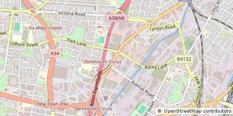 Map of Birmingham
