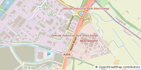 Map of Deeside
