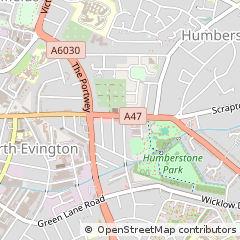 Map of Leicester