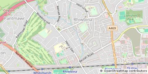 Map of Cardiff