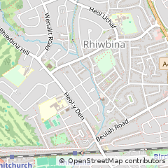 Map of Cardiff