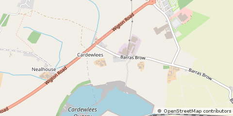 Map of Carlisle, Cumbria