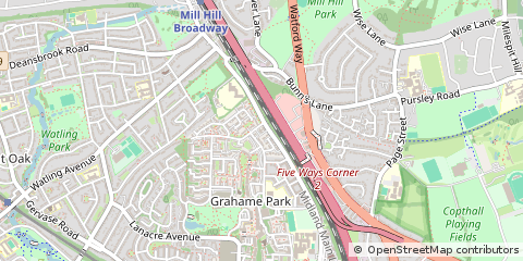 Map of London, Middlesex