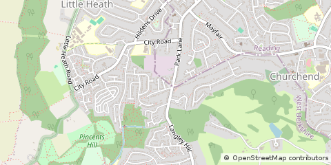 Map of Reading
