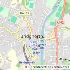 Map of Bridgnorth, Shropshire