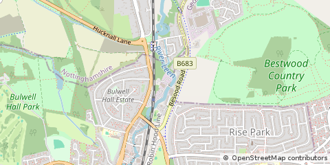 Map of Nottingham