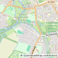 Map of Cambridge, Cambridgeshire