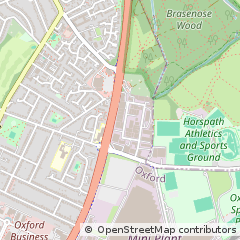 Map of Oxford, Oxfordshire