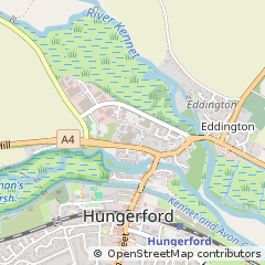 Map of Hungerford, Berkshire