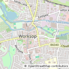 Map of Worksop