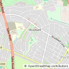 Map of Newcastle, Staffordshire
