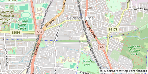 Map of Manchester