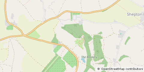 Map of Bruton, Somerset
