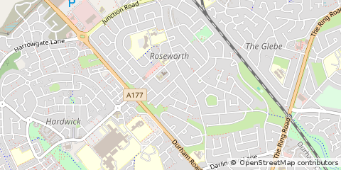 Map of Stockton-on-Tees