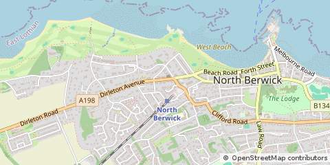 Map of North Berwick