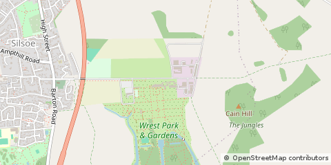 Map of Bedford, Bedfordshire