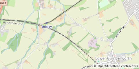 Map of Huddersfield