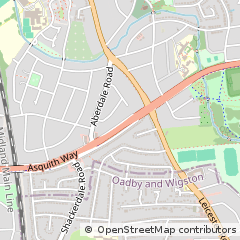 Map of Leicester