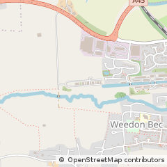 Map of Weedon BEC, Northamptonshire