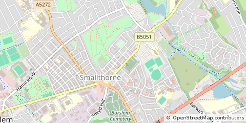 Map of Stoke-on-Trent