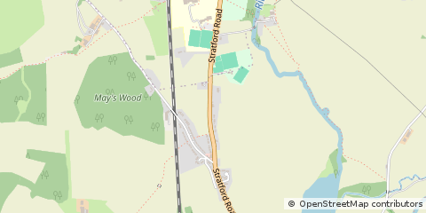 Map of Henley-in-Arden, West Midlands
