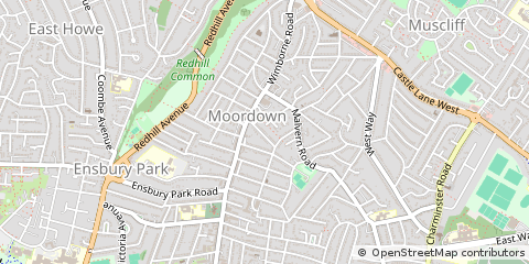 Map of Bournemouth