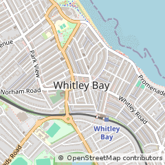 Map of Whitley BAY, Tyne and Wear