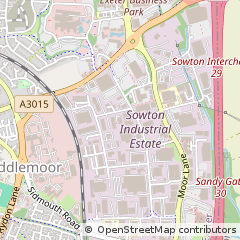 Map of Exeter, Devon