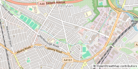 Map of Cardiff