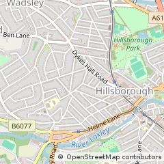 Map of Sheffield