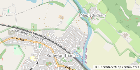 Map of Reading, Berkshire