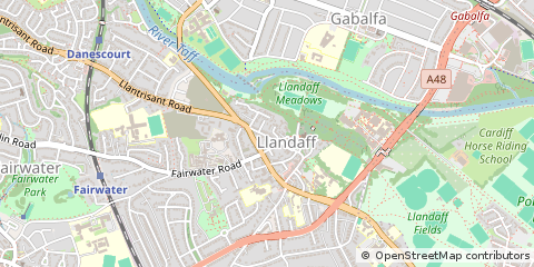 Map of Cardiff