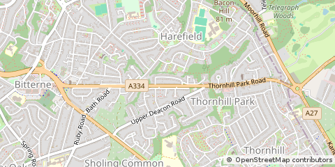 Map of Southampton